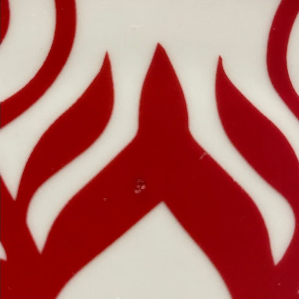 Crate & Barrel Kate Forrester Nordic Snowflake Plate